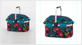 Traveling bag image cropping and optimization for e-commerce