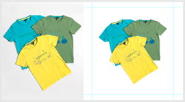 Baby dress e-commerce image optimization with resizing and cropping